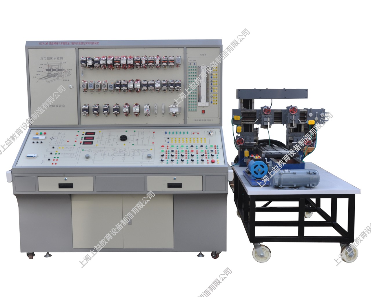 SYBS-LMB1型 龍門刨床電氣技能實(shí)訓(xùn)考核裝置（半實(shí)物、擴(kuò)大機(jī)型、三套機(jī)組）
