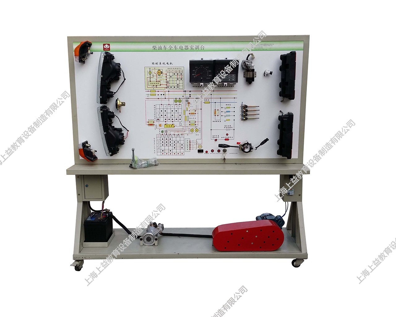 柴油機(jī)整車(chē)電器示教板(五十鈴輕卡）