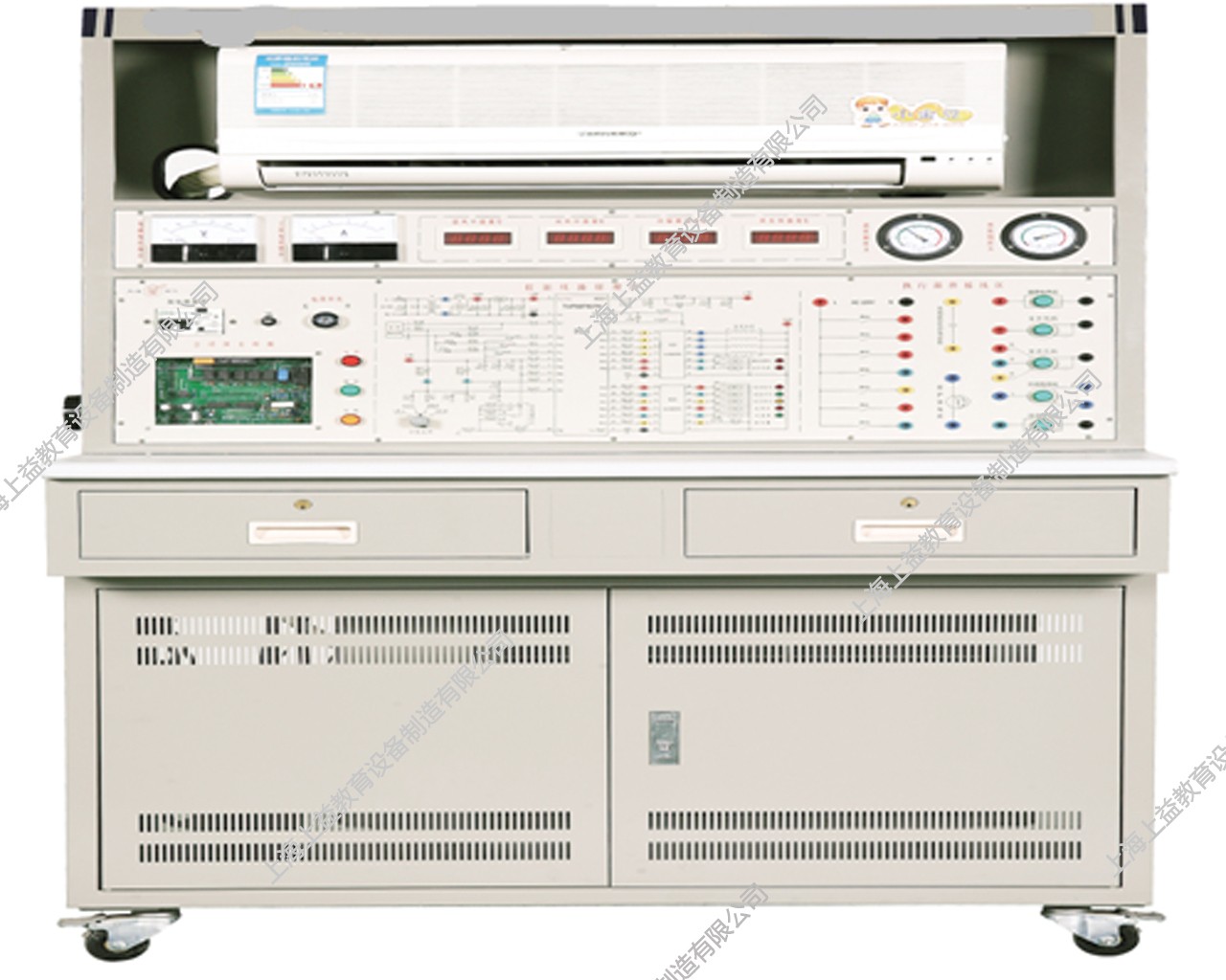 SY－02F-變頻熱泵式分體空調(diào)制冷系統(tǒng)實(shí)訓(xùn)考核裝置