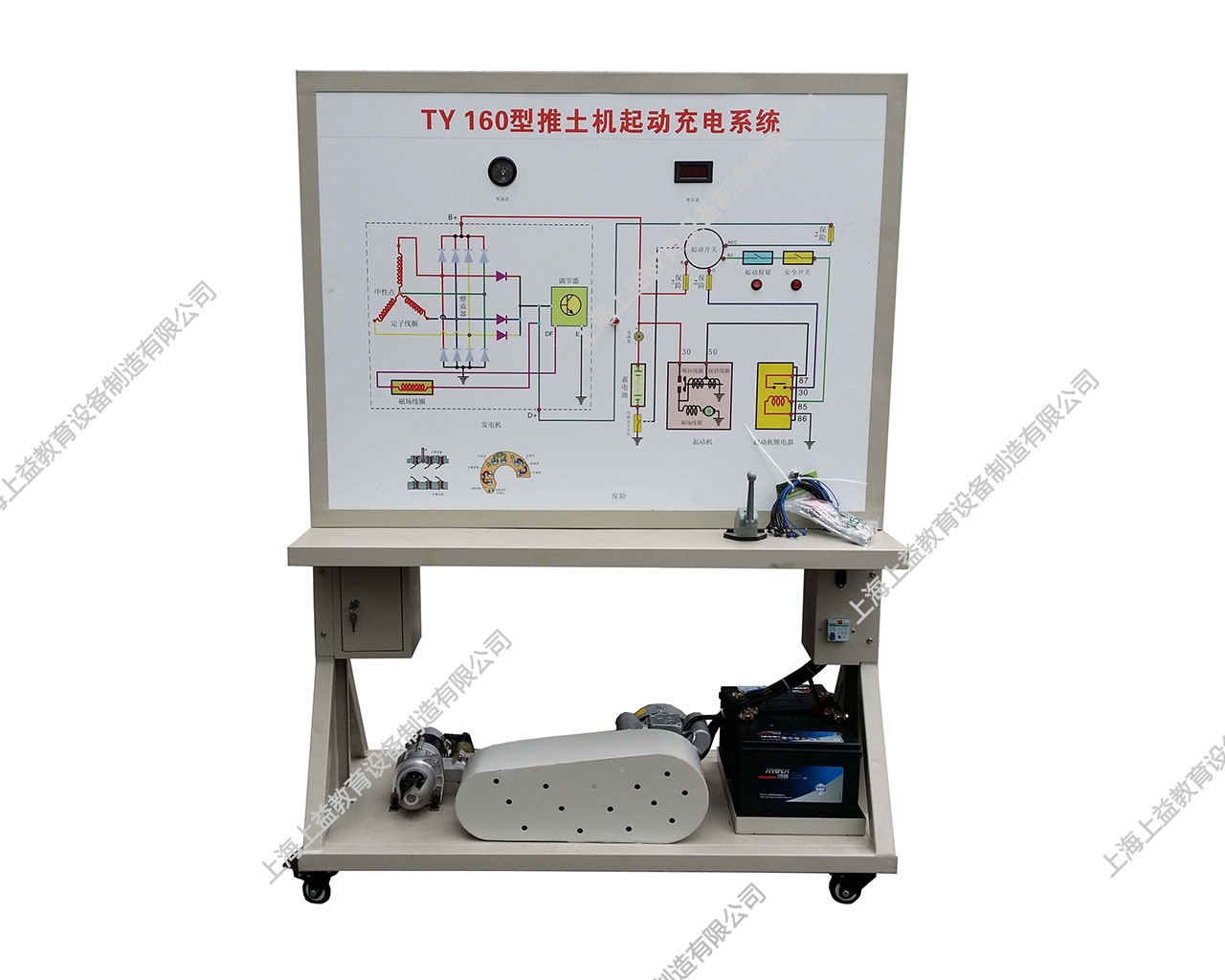 TY160型推土機啟動與充電系統(tǒng)實訓(xùn)臺